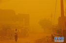 苏丹首都喀土穆遭遇强沙尘暴袭击