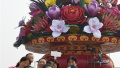 北京：鲜花装扮天安门广场