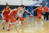 中国女篮在北京举行公开训练课