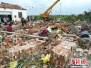 江苏东台遭雷雨大风袭击倒塌百余间房屋 正开展救援
