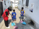 平江街道|北寺塔社区开展青少年“卫生大扫除”志愿活动 